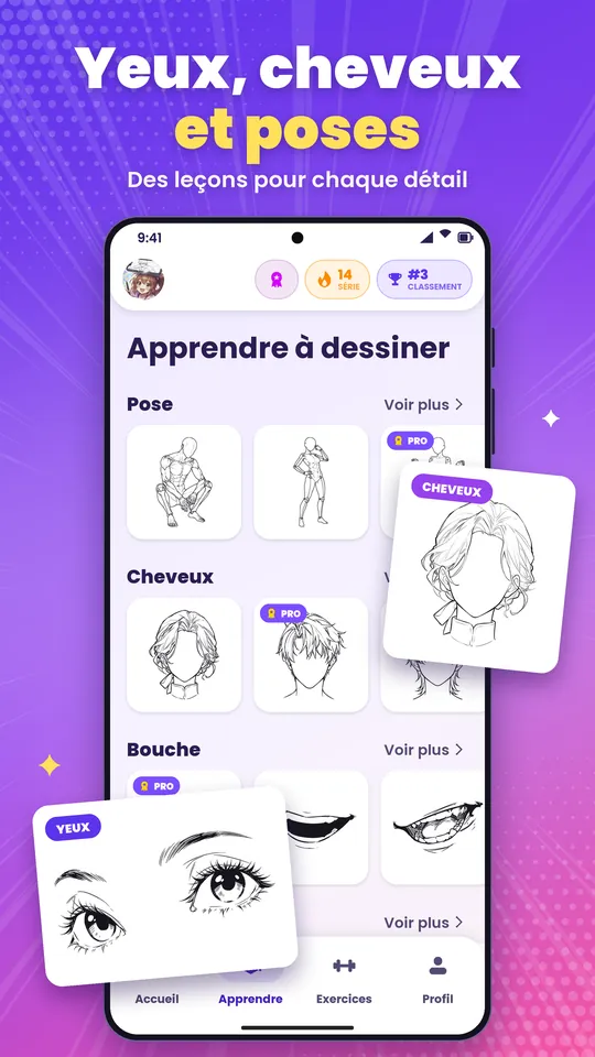 Yeux, cheveux et poses : des leçons pour chaque détail